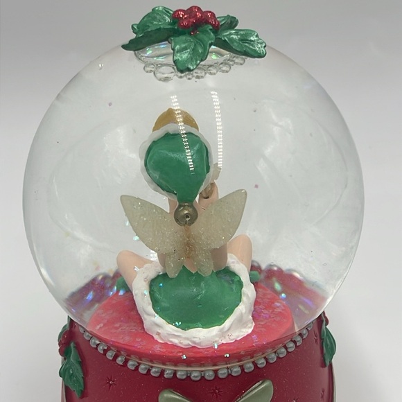 Christmas Disney Store Exclusive TINKER BELL Snow Globe 2004 - Picture 6 of 11
